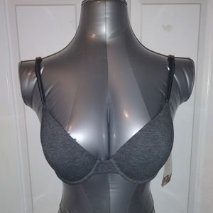 🆕️Gilligan & O'Malley Cotton Stretch Denim Padded Bra 34C NWT